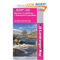 Newtown and Llanidloes (OS Landranger Map)