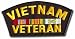Vietnam Veteran Service Ribbons Iron On Embroidered Patch