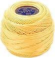 DMC 19-744 Brilliant Tatting Cotton, 106-Yard, Size 80, Pale Yellow