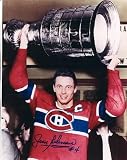 JEAN BELIVEAU Canadiens SIGNED 8x10 Stanley Cup Photo