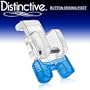 Distinctive Button Sewing Machine Presser Foot - Fits All Low Shank Snap-On Singer*, Brother, Babylock, Husqvarna Viking (Husky Series), Euro-Pro, Janome, Kenmore, White, Juki, Bernina (Bernette Series), New Home, Simplicity, Necchi, Elna and More!