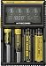 Nitecore 9004666 (Sysmax Industrial) Digi Charger D4 Universal Smart Charger, Black