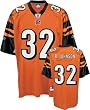Rudi Johnson Jersey: Reebok Orange Replica #32 Cincinnati Bengals Jersey