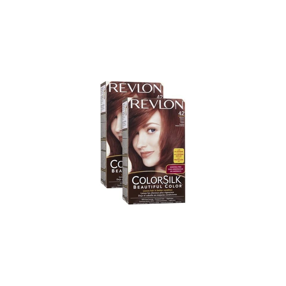 Colorsilk Permanent Hair Color Medium Auburn 42 4r 2 Ct