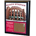 MLB St. Louis Cardinals Busch Stadium 8x10-Inch Game Used Dirt Plaque Photomint