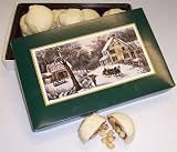 Scott's Cakes 1 lb. White Chocolate Macadamia Nut Pattie in a Homestead Box