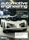 Automotive Engineering International February 2002 GM's AUTOnomy Concept Car on Cover, Detroit Concepts, SAE 2002 World Congress, Diesel, Hybrids, Toyota Motorsports Formula One Car, NAIAS, Volkswagen, Variable-Shifts Schedule Control