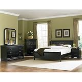 Marianne Panel Bedroom Set (Black) (Queen) by Homelegance