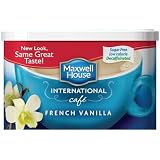 Maxwell House International Coffee Decaf Sugar Free French Vanilla Cafe 4 Ounce Cans  Pack of 4 