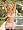 Bra Mini Skirt with Garters G-String Thong PINK LACE 3 Pc Set Sizes: Small