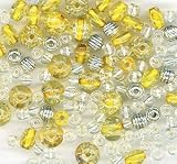 Bracelet Blends Bead Packs - Crackle 147PK/Yellow