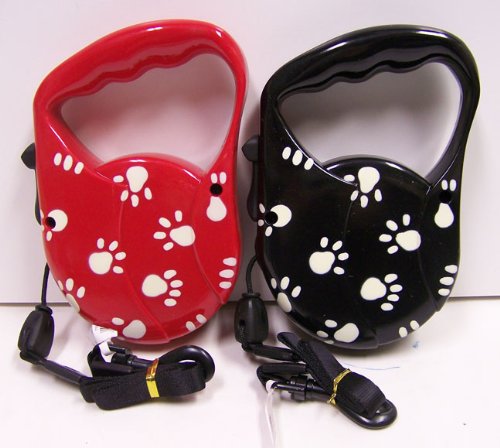 Retractable Dog Leash Red