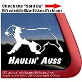 Haulin' Auss ~ Australian Shepherd Vinyl Window Auto Decal Sticker