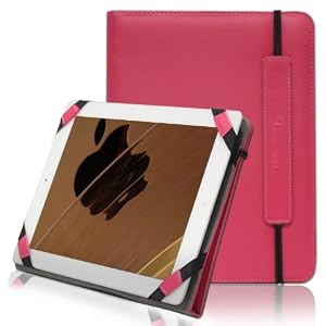  GreatShield G8-ClaSSic Series Ultra-Slim Fit Leather Case Cover for Apple iPad 2 / 2nd Generation - Pink Rose