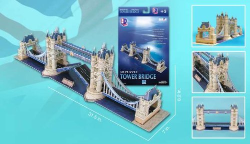 LONDON Tower Bridge Kid 3D PUZZLE Model KIT Display NEW