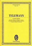Concerto: For Oboe, Strings and Basso Continuo