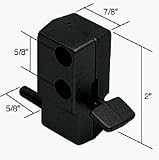 CRL Black Step-On Patio Door Lock