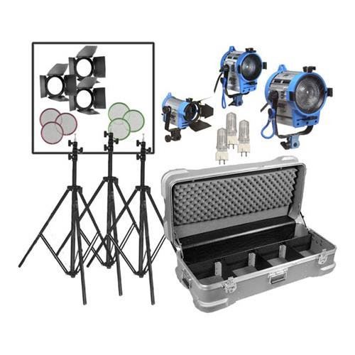 Arri 150/300/650 lighting kit with wheeled case