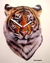 Tiger Head Wall Clock