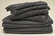 6 tlg. Handtuch-Set -BERLIN- 470g/m� Qualit�t, anthrazit