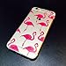 iPhone 6 Case, DECO FAIRY® Protective Case Bumper[Scratch-Resistant] [Perfect Fit] Ultra Slim Translucent Silicone Clear Case Gel Cover for Apple iPhone 6 (Flamingo Overloaded)