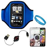 Durable Neoprene Exercise Sports Workout Armband with Adjustable Velcro Str ....