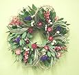 19" Larkspur and Loops Wreath