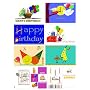 Assorted Boxed Birthday Greeting Cards Made From Children's Artwork. 50 Cards Pack, $5.00 Goes to School of Choice. Help Schools, Encourage Children's Creativity