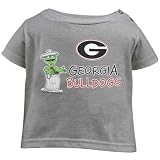 Champion Georgia Bulldogs Ash Infant Oscar the Grouch Crayon T-shirt