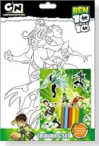 Ben 10: A4 Colouring and Sticker Set