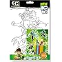 Ben 10: A4 Colouring and Sticker Set