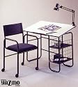 3 Piece Art Drafting Desk W/ Chair & Lamp