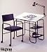 3 Piece Art Drafting Desk W/ Chair & Lamp Image