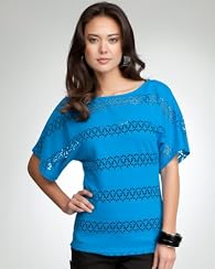 Crochet Stripe Slub Tunic