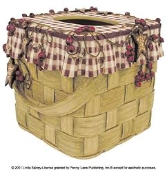 Country Hearts And Stars Tissue Box Cover Kleenex