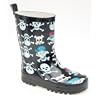 Stormwells skull & cross bones print kids wellington