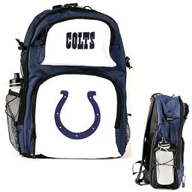 NFL INDIANAPOLIS COLTS Backpack with Water Bottle Brand New!!