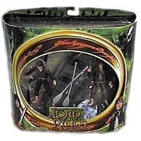 Lord of the Rings The Fellowship of the Ring Frodo and Samwise Gamgee with Elven Boat