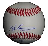 Tampa Bay Rays Hideki Matsui Autographed ROLB Baseball, Los Angeles Angels of Anaheim, New York Yankees, Proof Photo of Hideki Signing for Us.