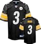 Jeff Reed Jersey: Reebok Black Replica #3 Pittsburgh Steelers Jersey