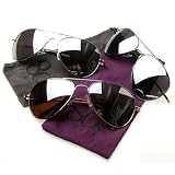 80s Purple Premium Mirrored Aviators 3 Pack