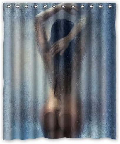 New Sexy Girl Bath Custom Fabric Shower Curtain 60x72 Inch