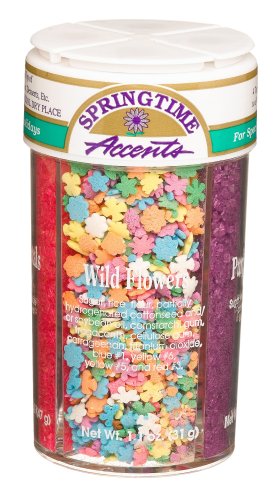 Dean Jacobs 4 Springtime Accents, Large, 5.9-Ounce Jars (Pack of 4) by Dean Jacobs