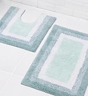 Graduated Border Bath & Pedestal Mats