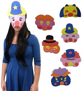 Foam Clown Masks