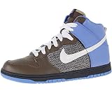 NIKE Dunk High New Lace-Up Shoes Brown Womens