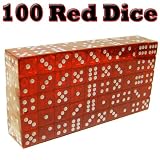 100 19mm red dice by Brybelly
