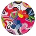 Two Lumps of Sugar Groovy 10-Inch Bamboolamine Plate, Set of 4