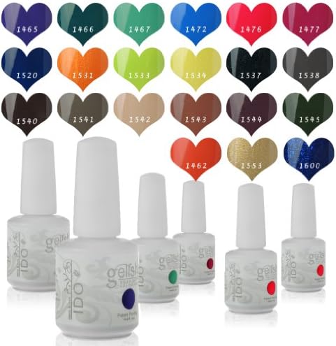 IDO Gelish Any 7 Colors Soak Off Gel Polish Nail Beauty Decor Top Coat Primer