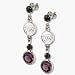 Baltimore Ravens Rhodium Logo Earrings
